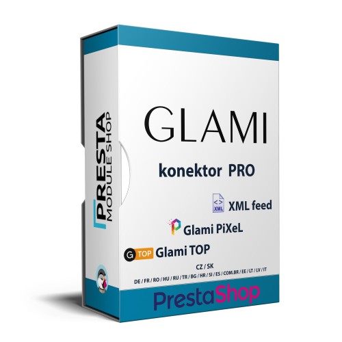 Prestashop modul - Glami, GlamiTOP, Glami PiXel, Glami feed